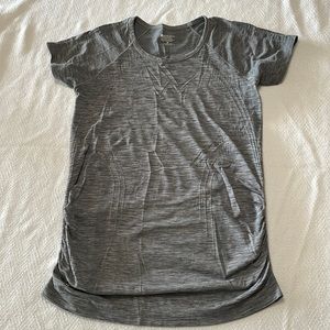 Athleta speedlight tee gray - M